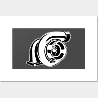 TURBO CHARGER Car part jdm illustration Posters and Art